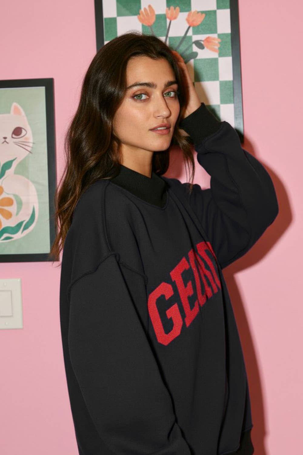 GEORGIA & GA Reversible Mockneck Sweatshirt