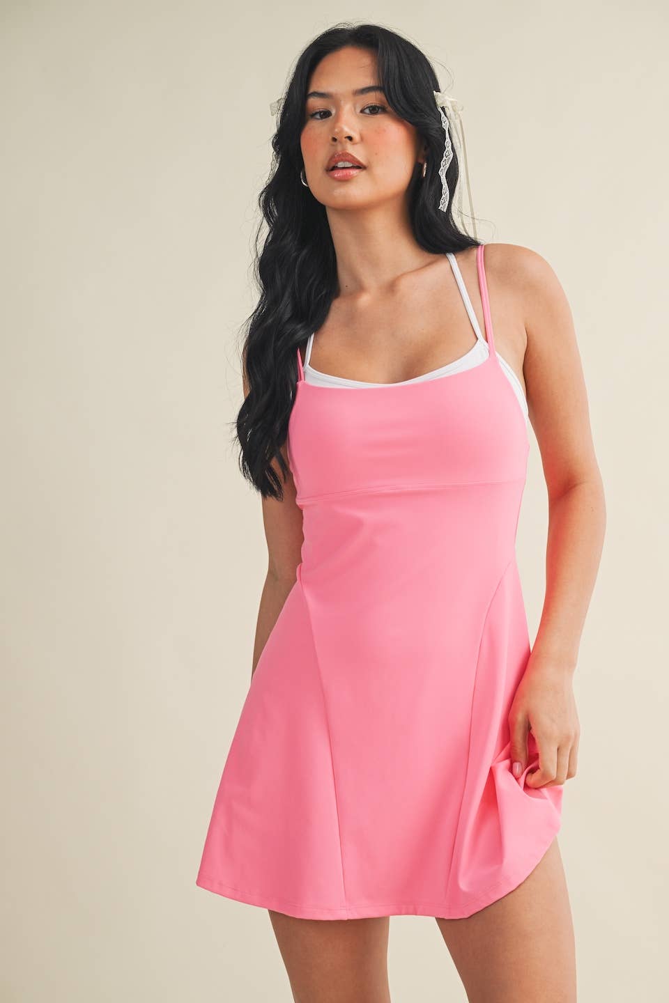 Hot Pink Athletic Dress