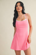 Hot Pink Athletic Dress