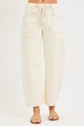 Risen Slouchy Crop Barrel Jeans