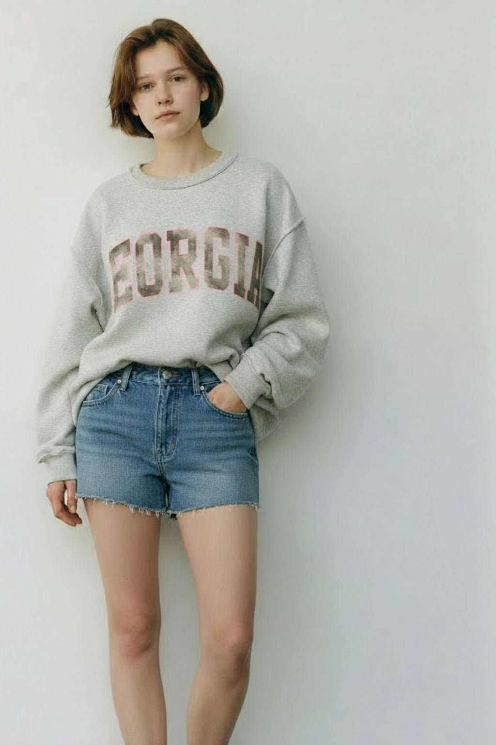 GEORGIA & GA Reversible Mockneck Sweatshirt