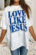 Love Like Jesus White Camo T-Shirt