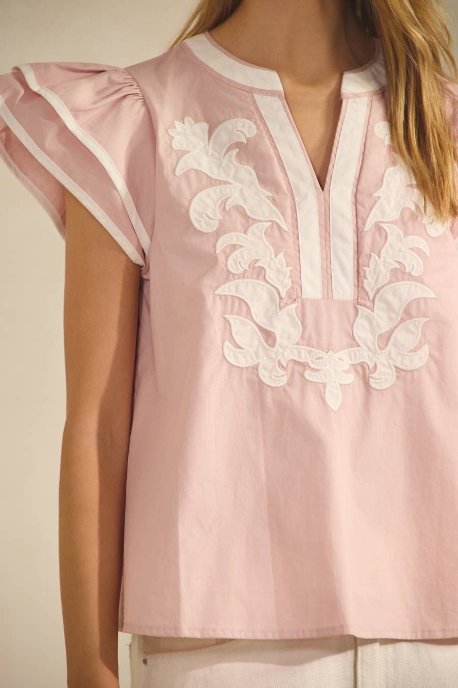 Cotton Poplin Top