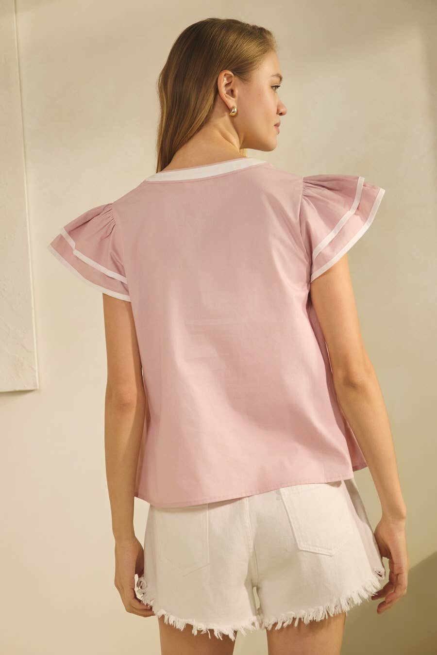 Cotton Poplin Top