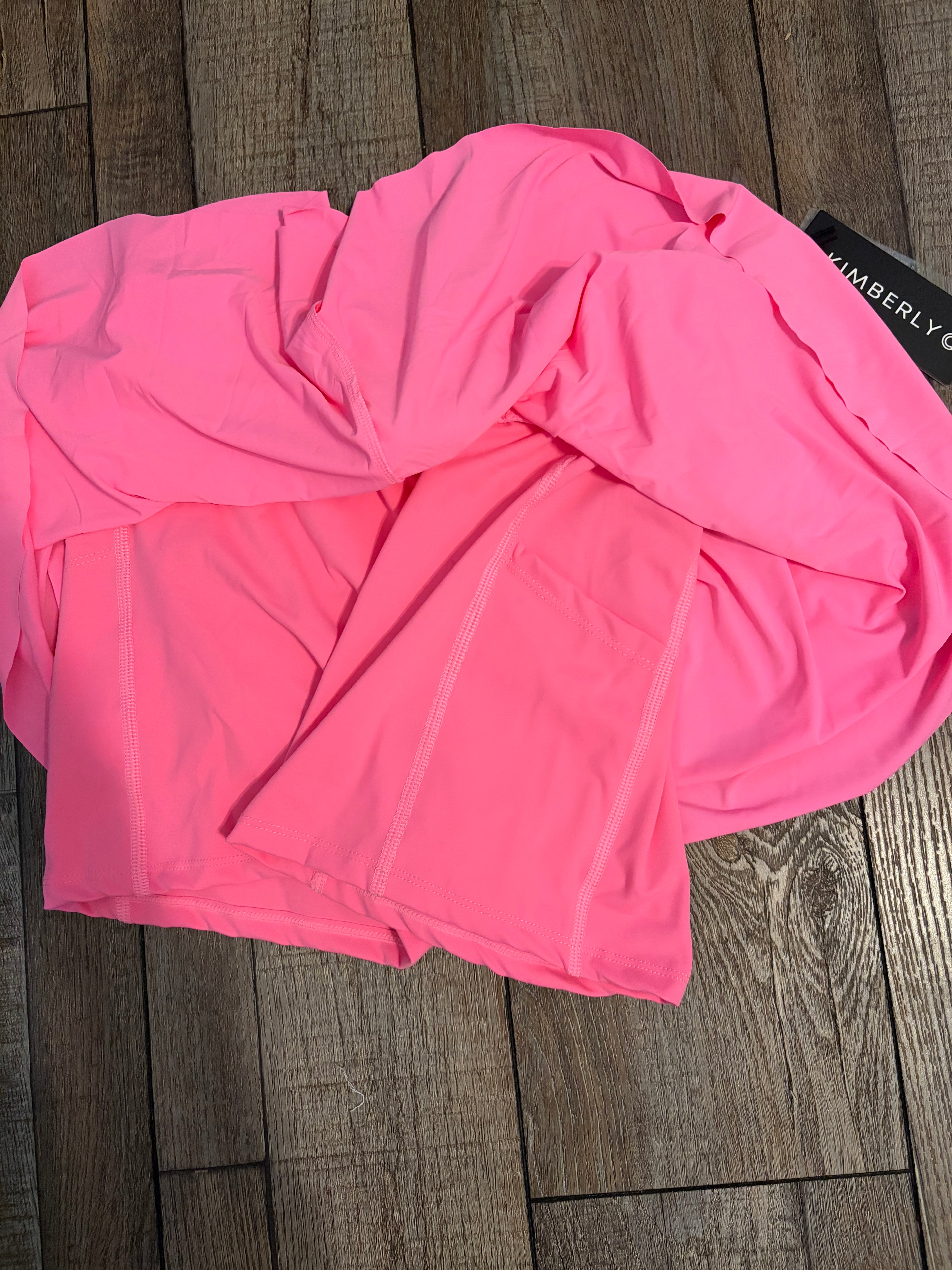 Pink Flowy Skort