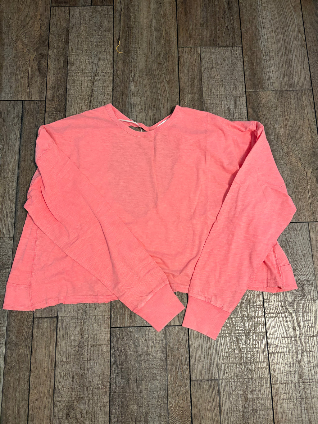 Long Sleeve Open Back Top