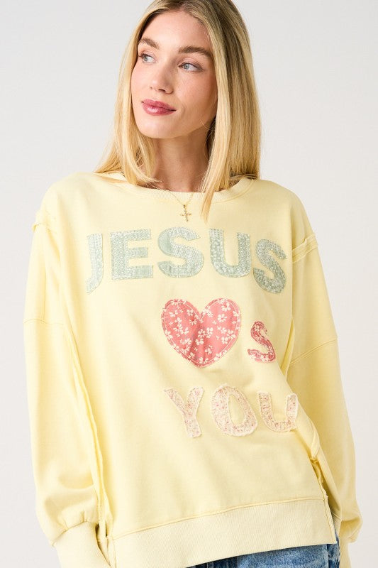 Jesus Loves You Pullover