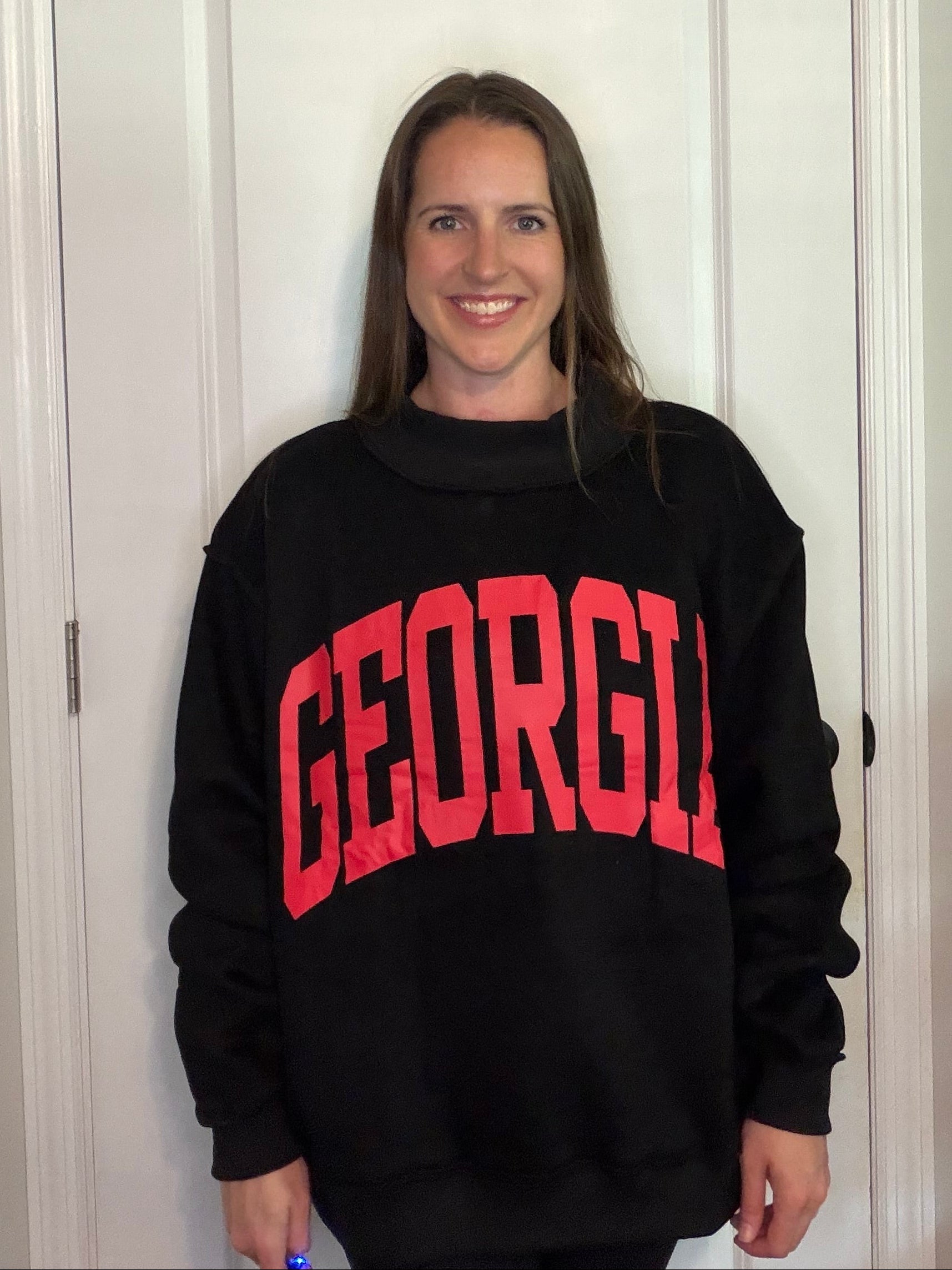 GEORGIA & GA Reversible Mockneck Sweatshirt