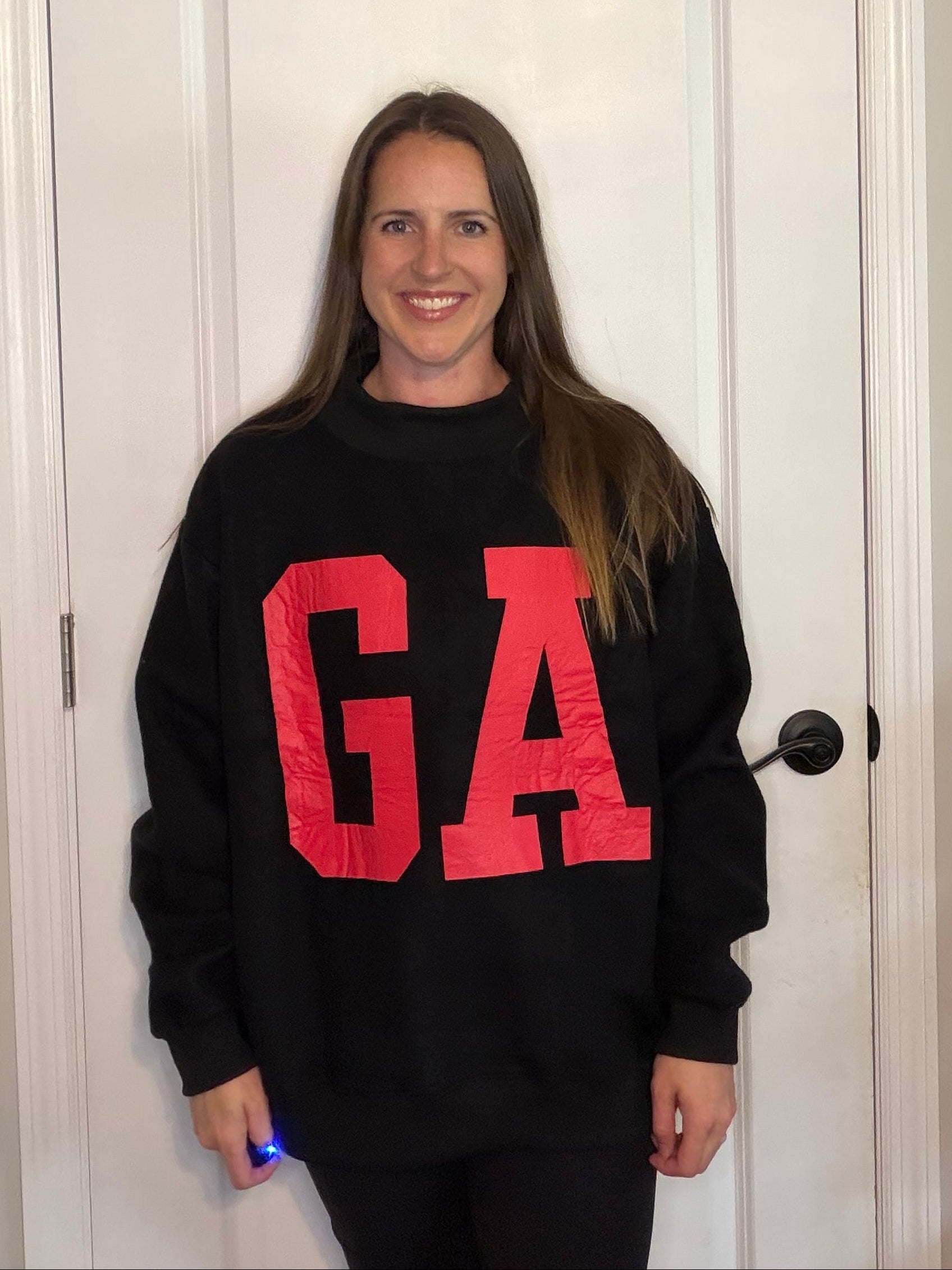GEORGIA & GA Reversible Mockneck Sweatshirt