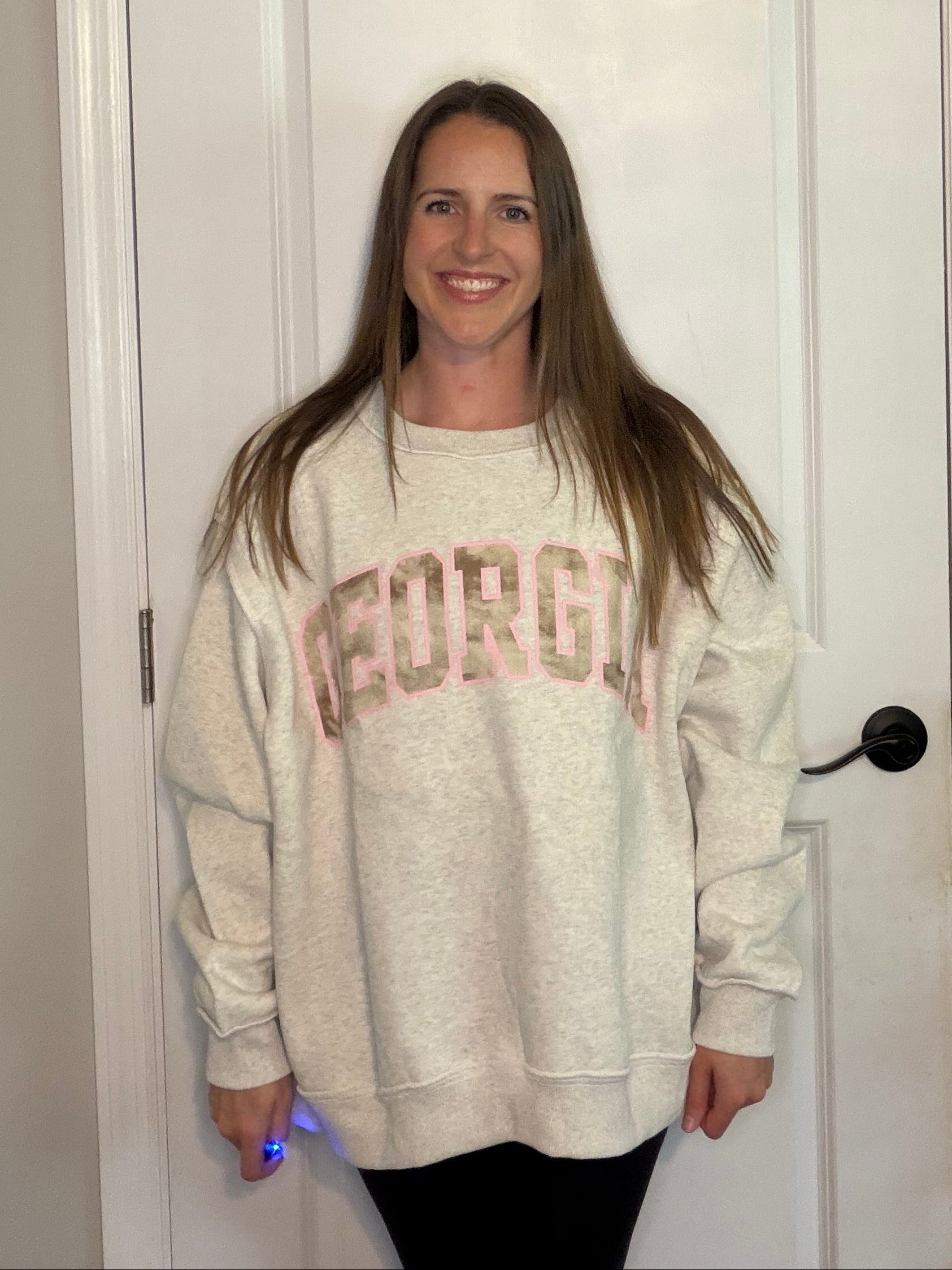 GEORGIA & GA Reversible Mockneck Sweatshirt