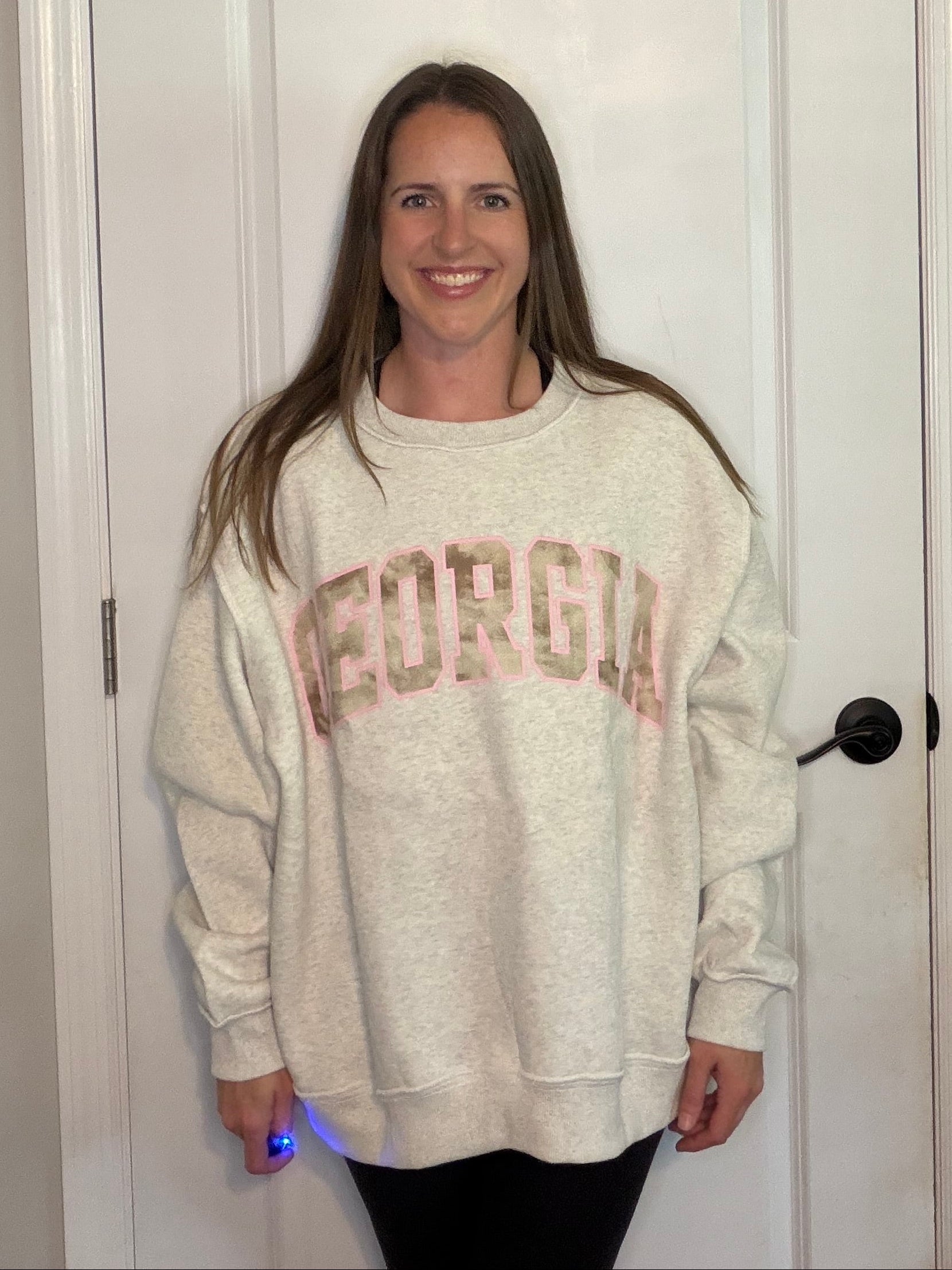 GEORGIA & GA Reversible Mockneck Sweatshirt
