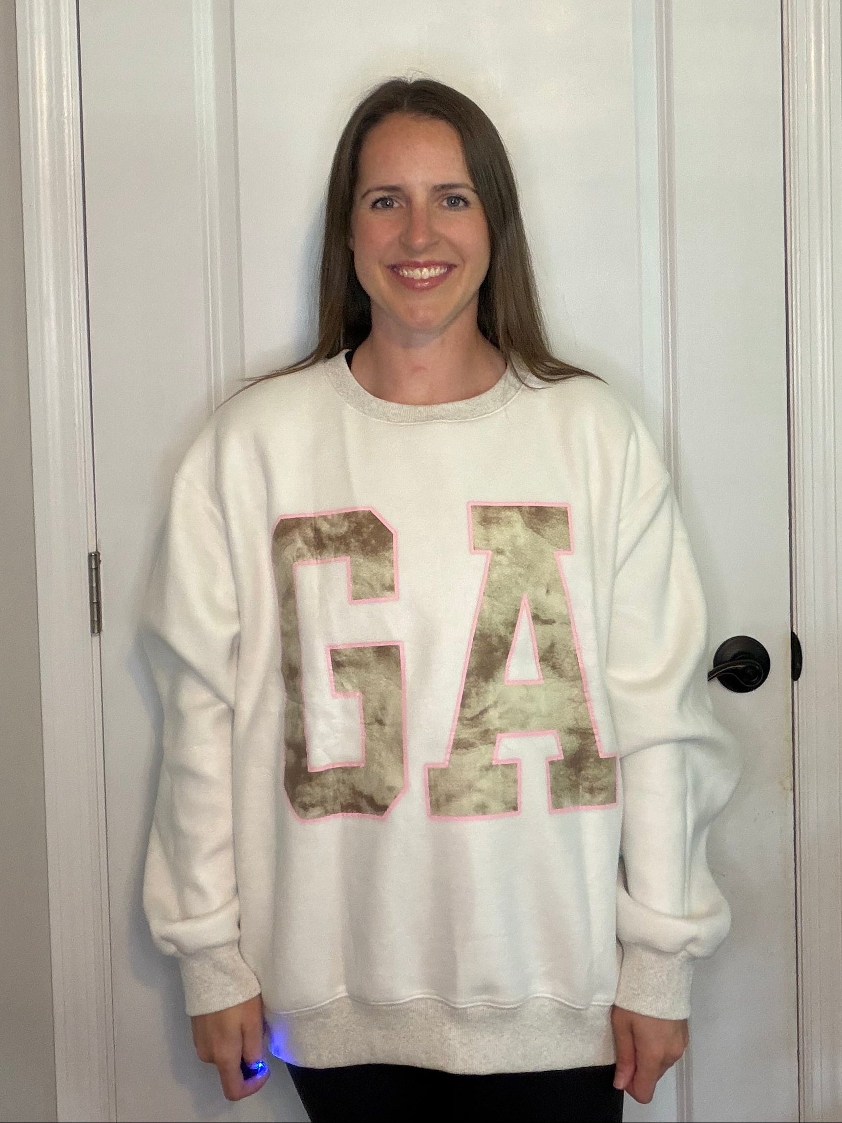 GEORGIA & GA Reversible Mockneck Sweatshirt
