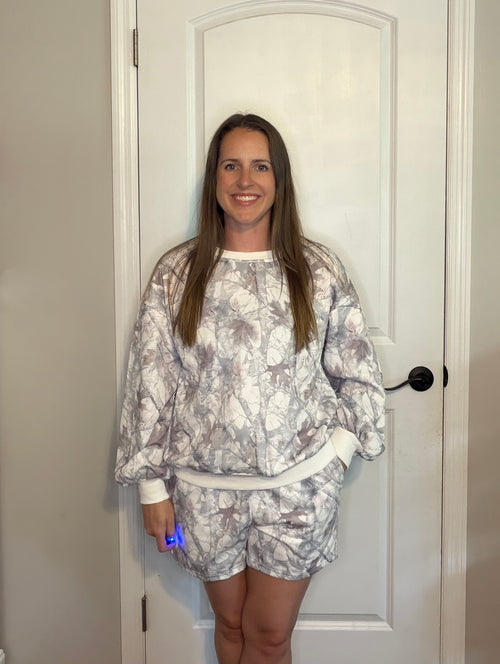 Camo Shorts Set
