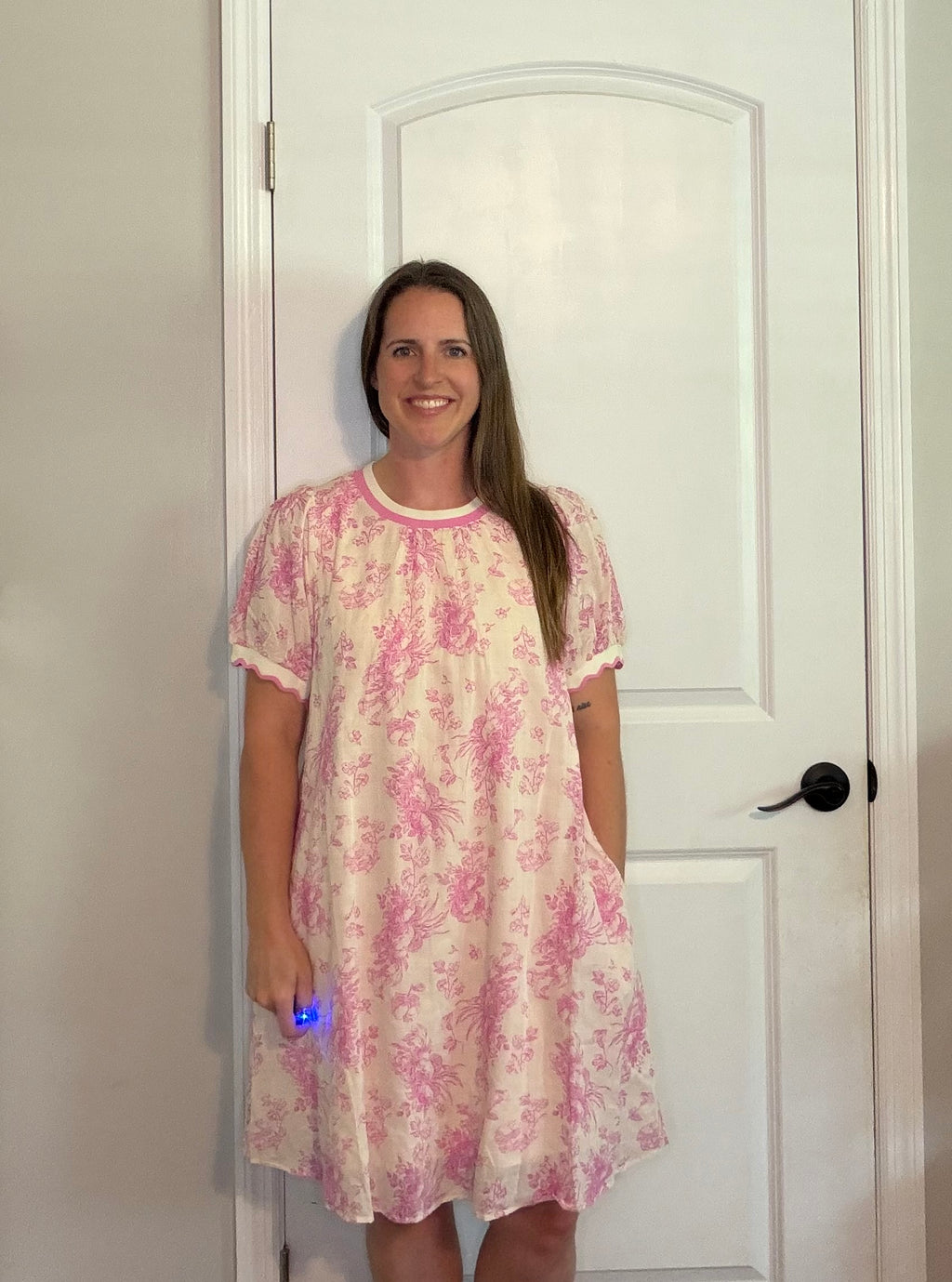 Floral Short Sleeve Dress