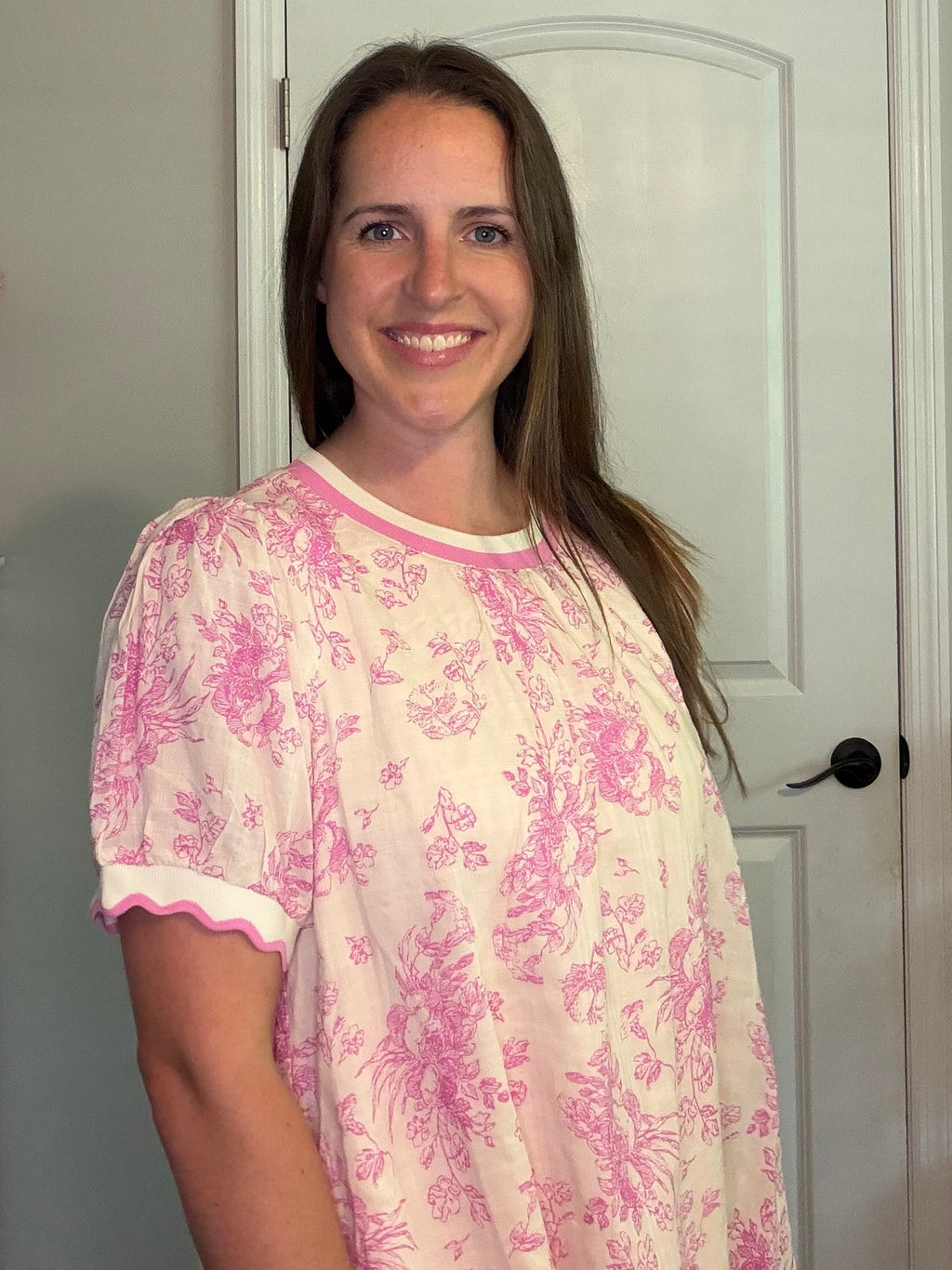 Floral Short Sleeve Dress