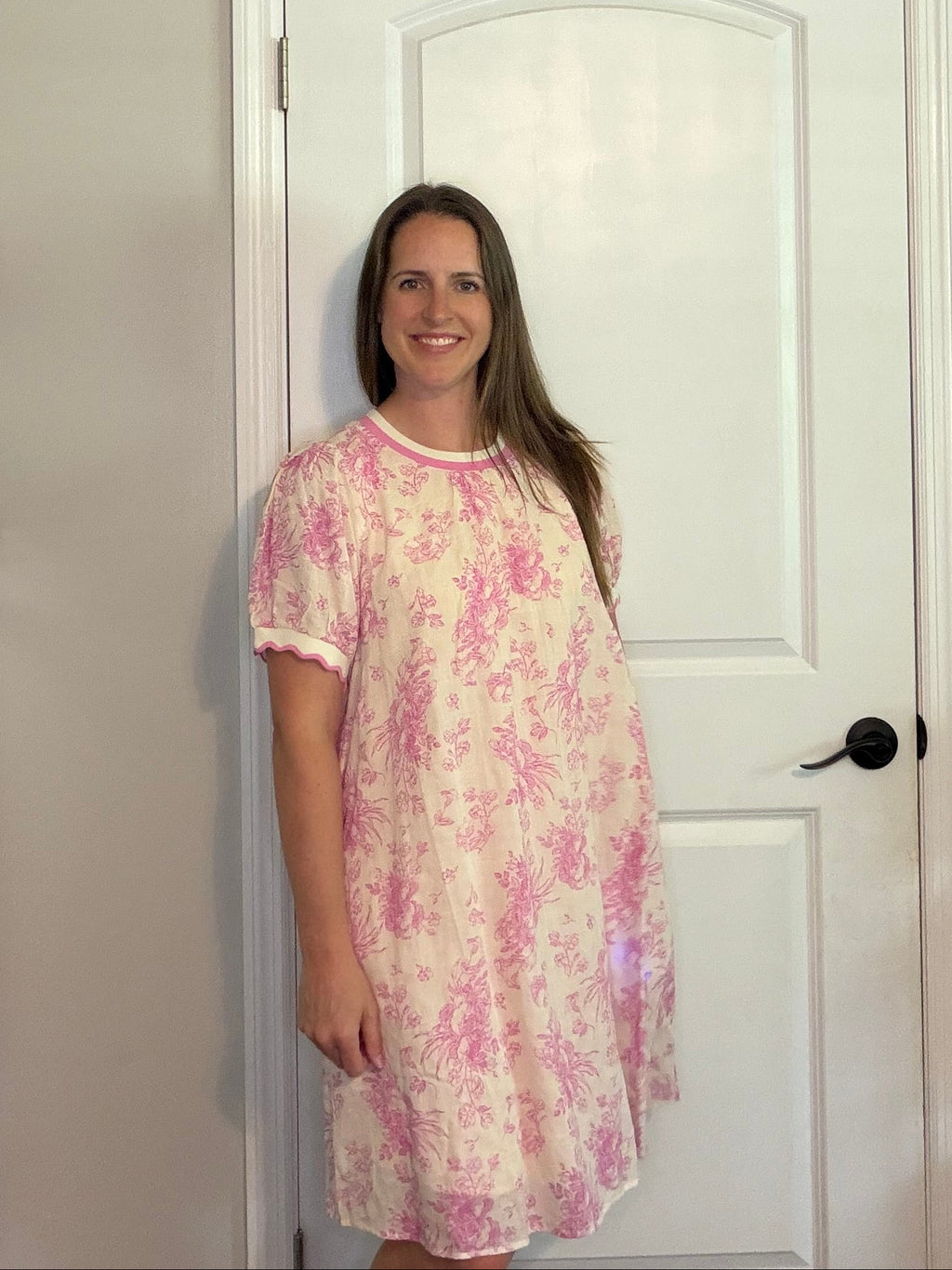 Floral Short Sleeve Dress