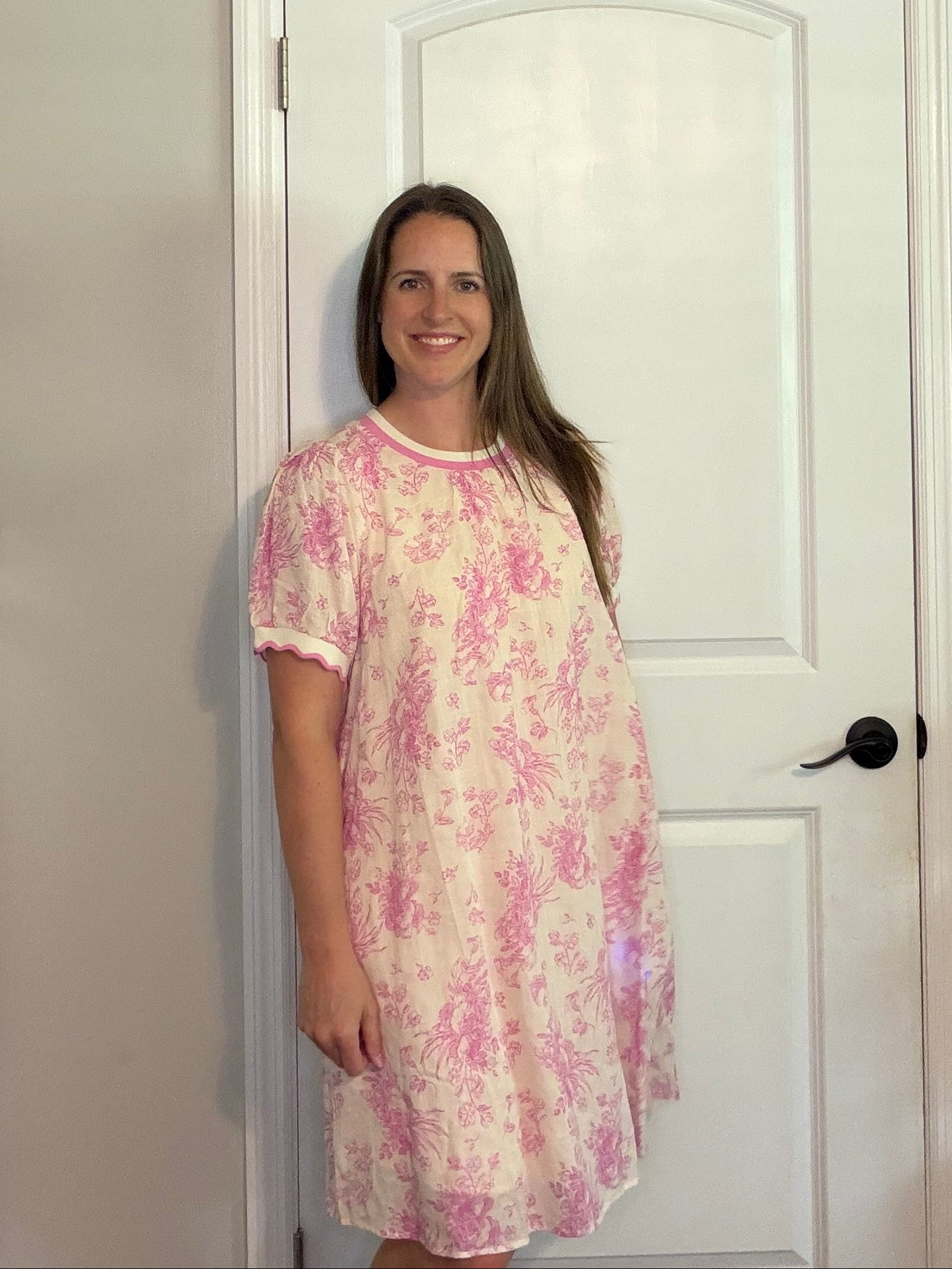 Floral Short Sleeve Dress