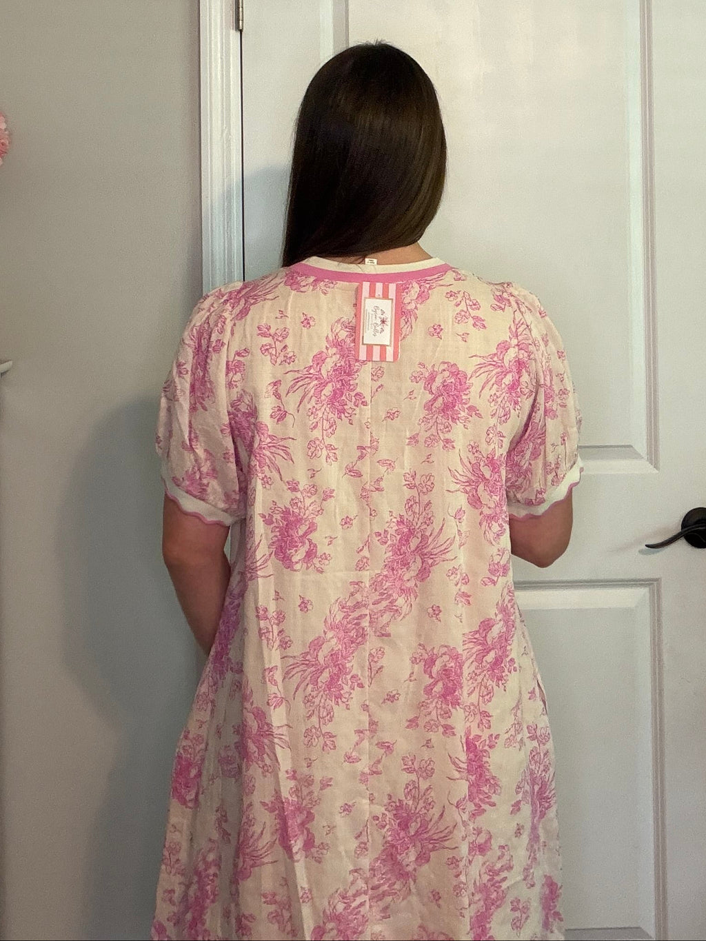 Floral Short Sleeve Dress