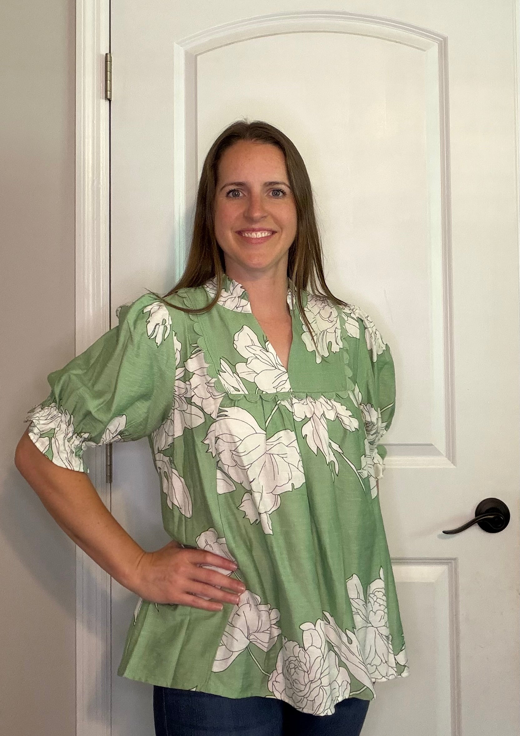 Sage Green Top
