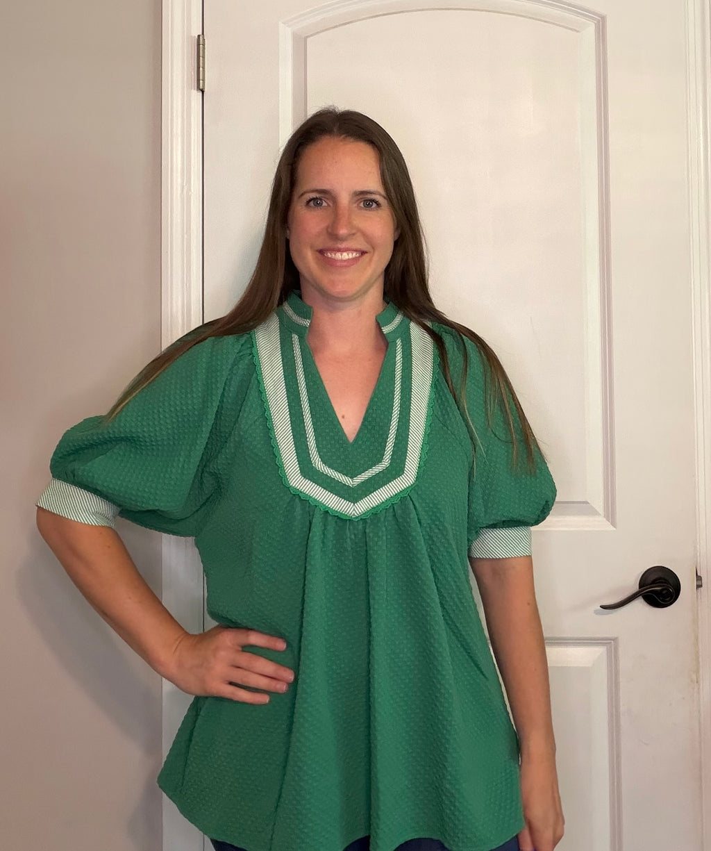 Kelly Green Top