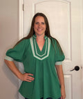 Kelly Green Top