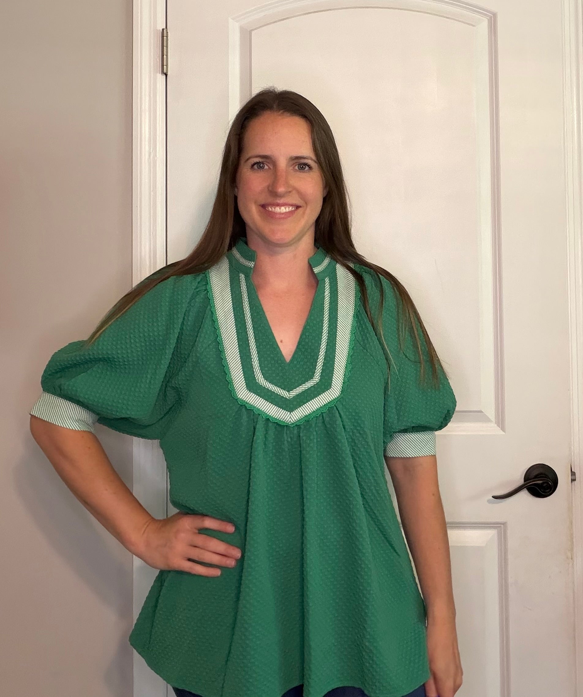 Kelly Green Top