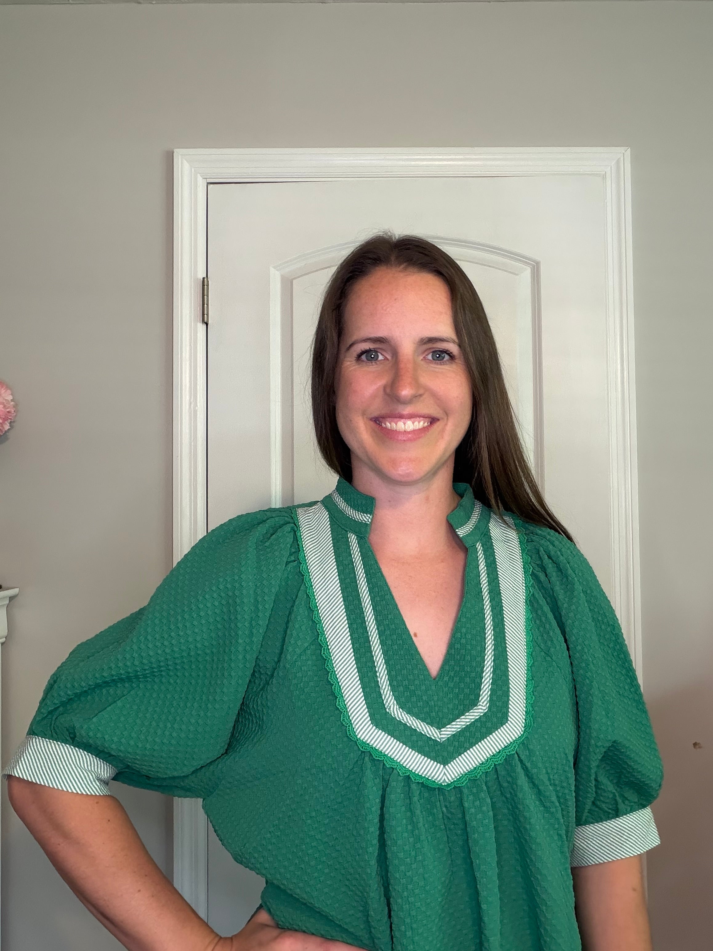 Kelly Green Top