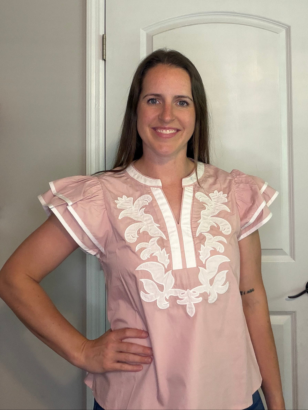 Cotton Poplin Top
