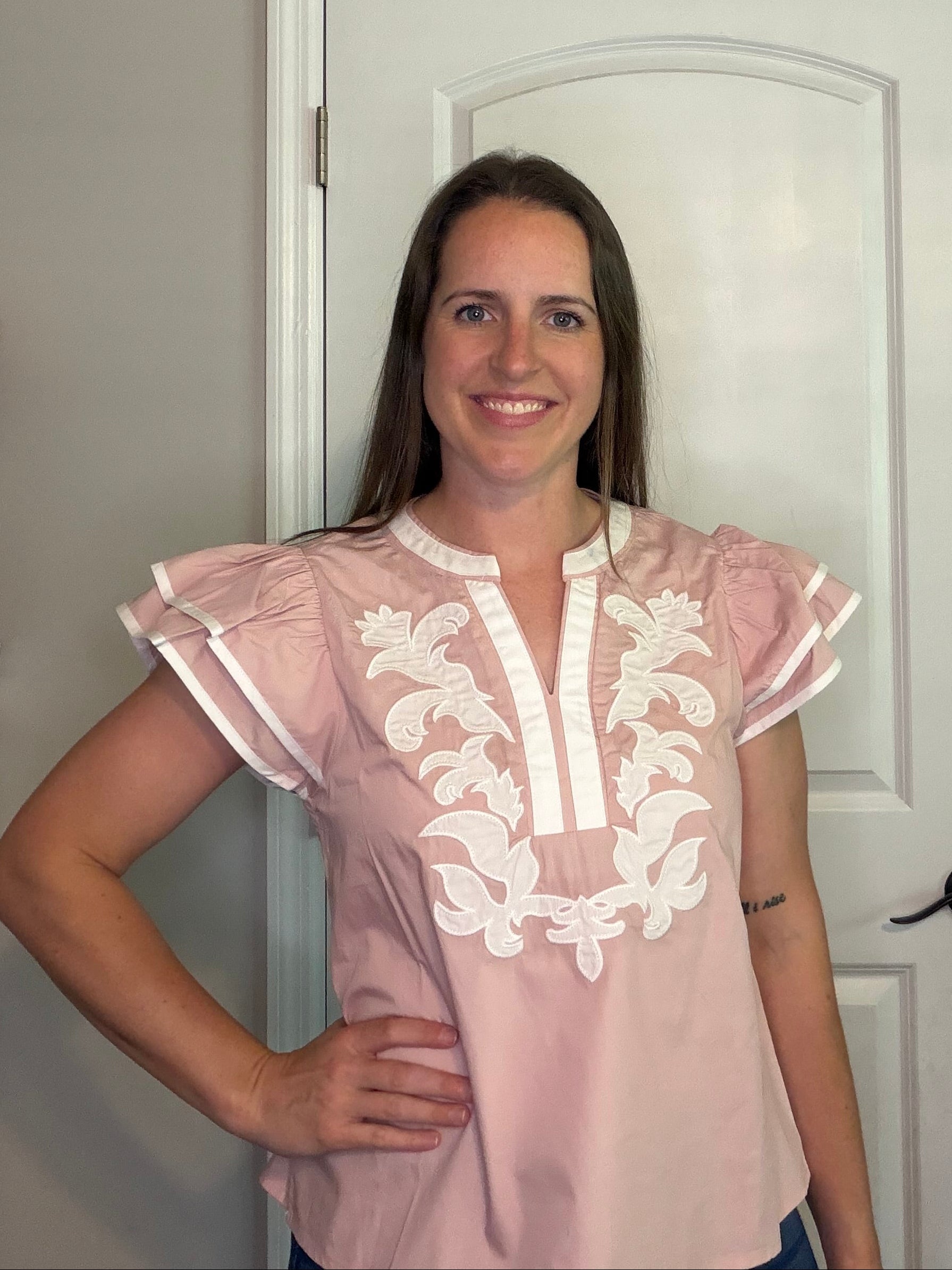 Cotton Poplin Top