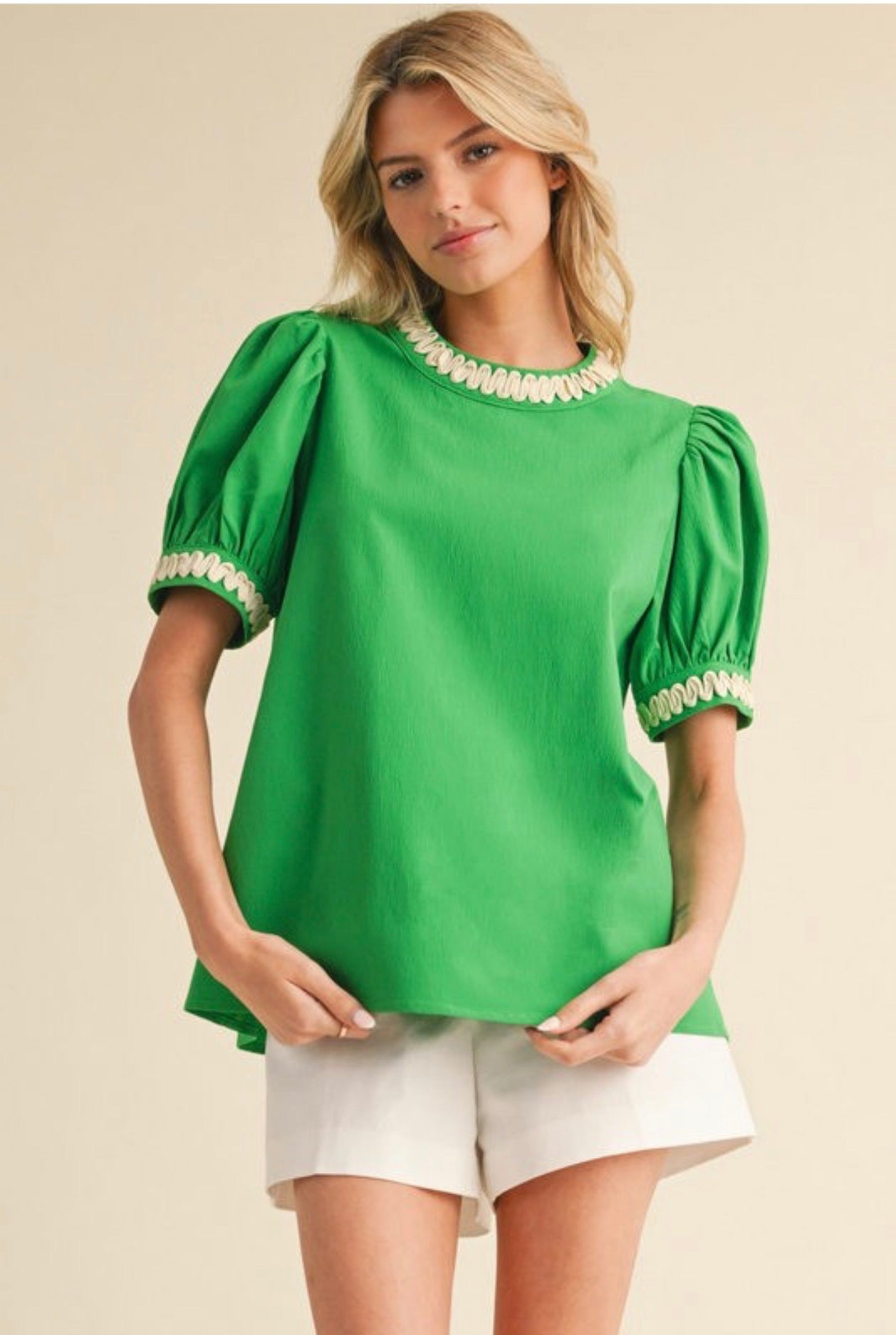 Kelly Green Top