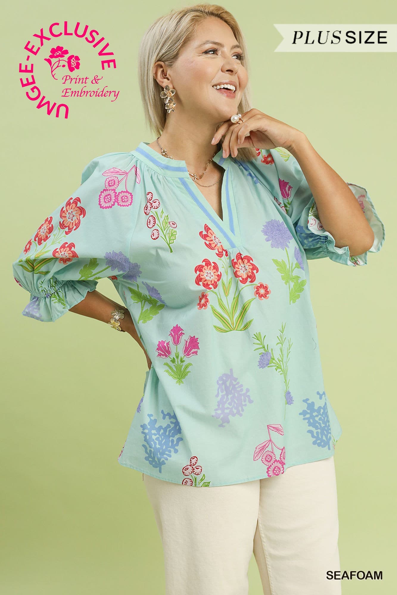 PLUS - Seafoam Top