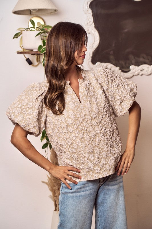 Beige Top