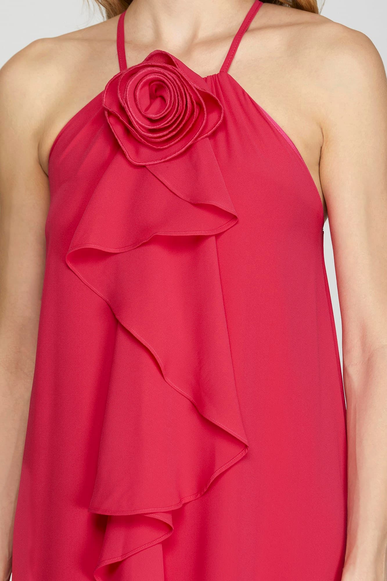 Fuchsia Flower Dress