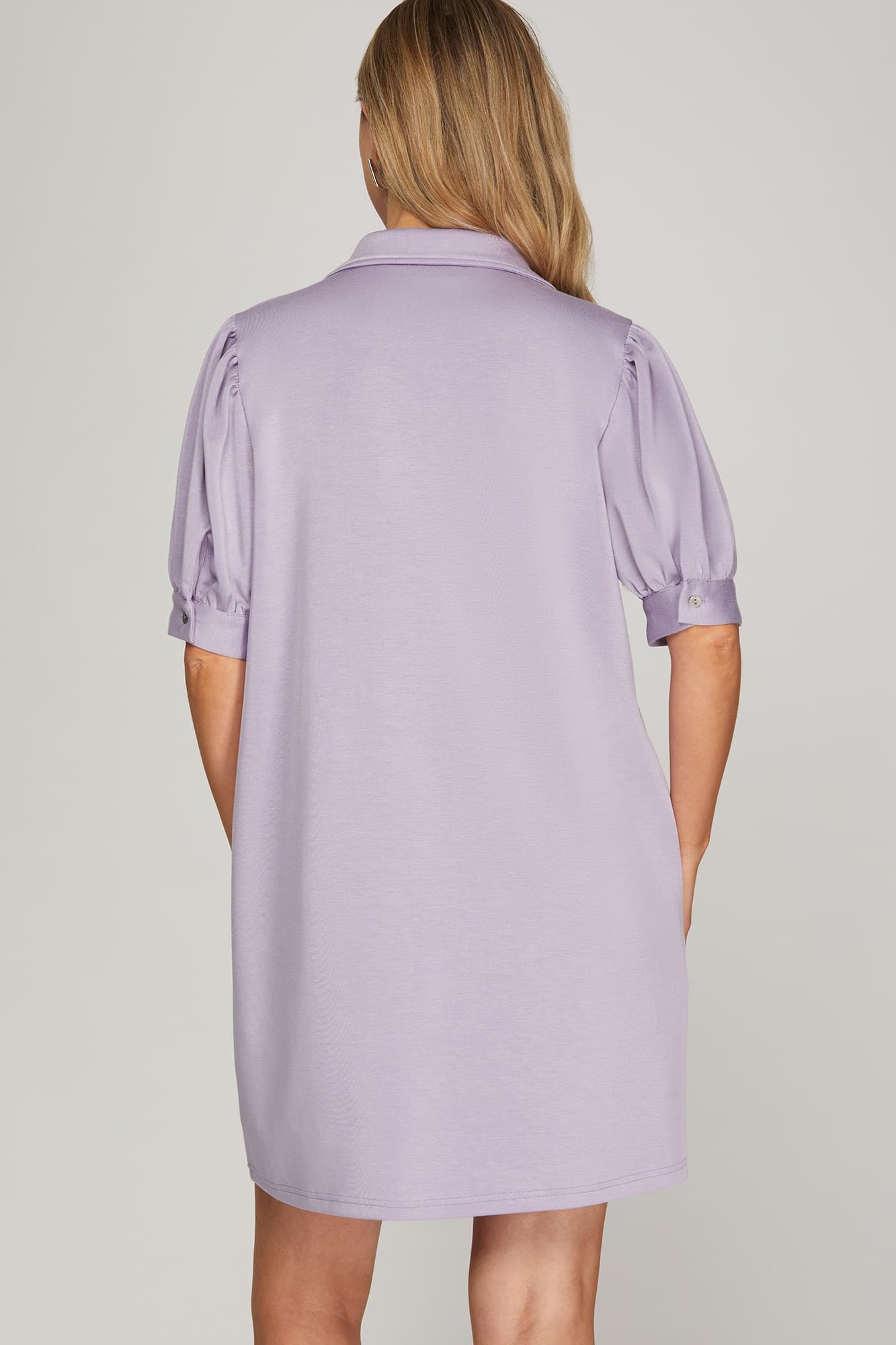 Light Purple Scuba Dress