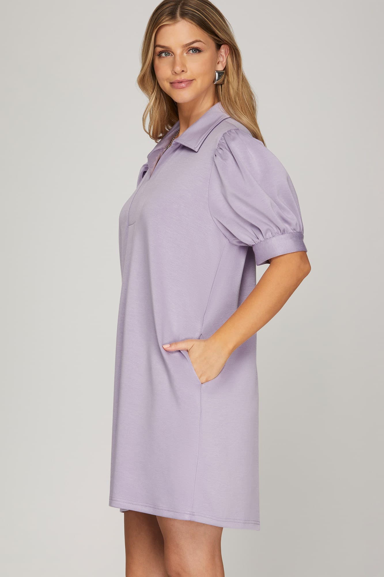 Light Purple Scuba Dress