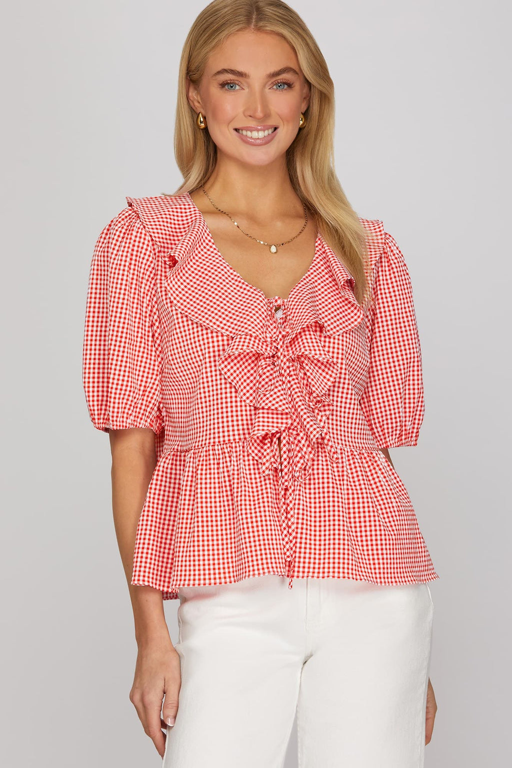 Red Gingham Shirt