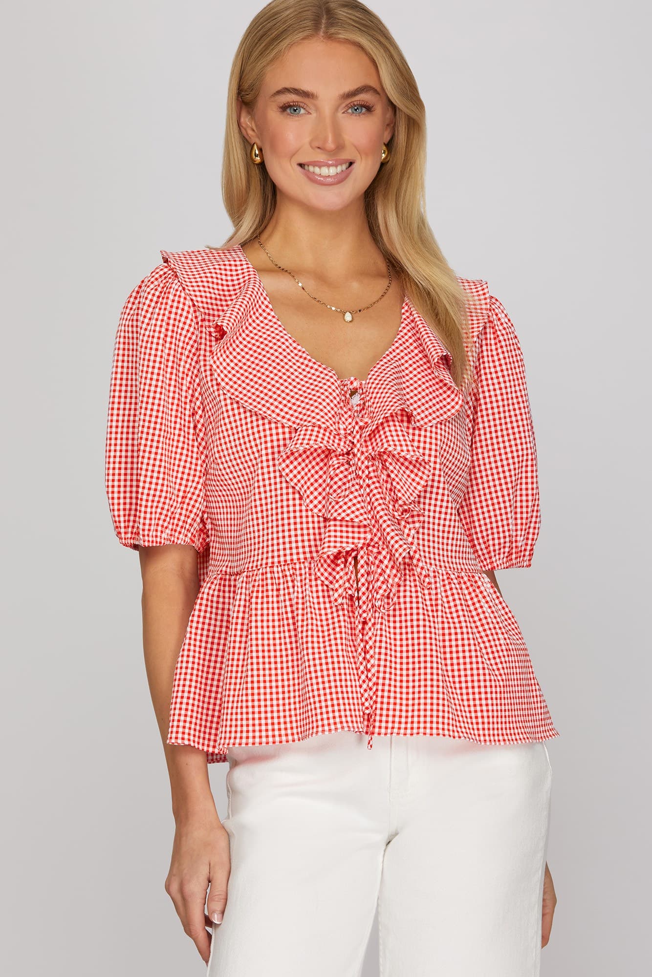 Red Gingham Shirt