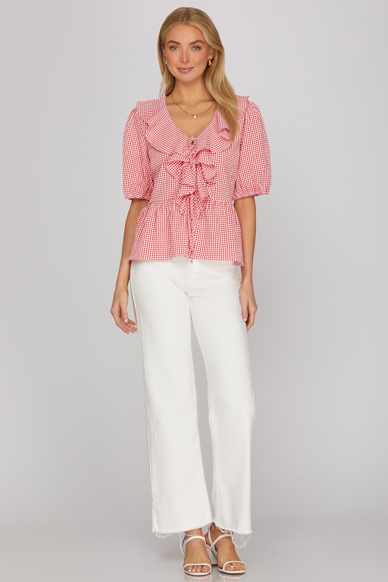 Red Gingham Shirt