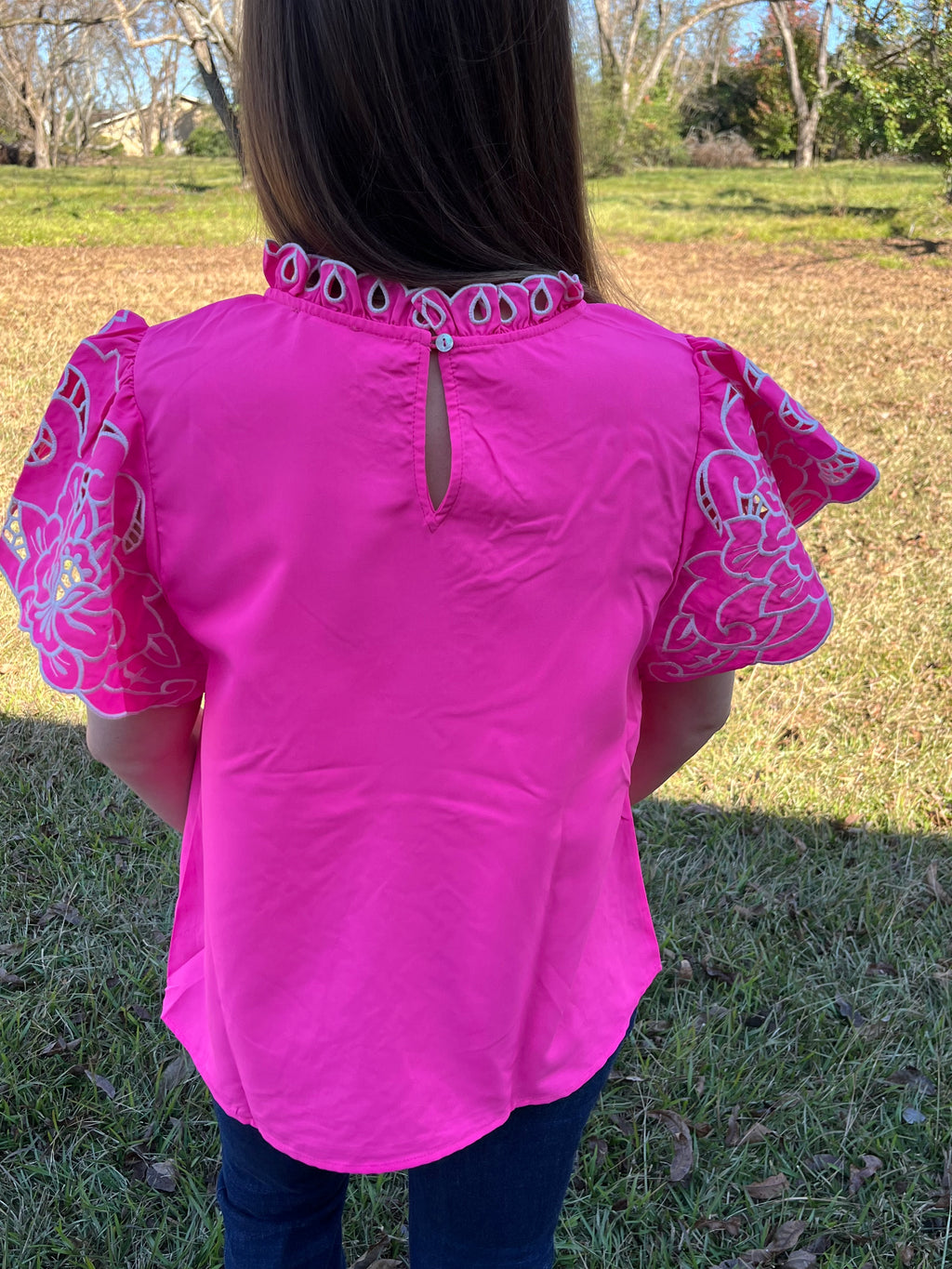 Pink Short Sleeve Top