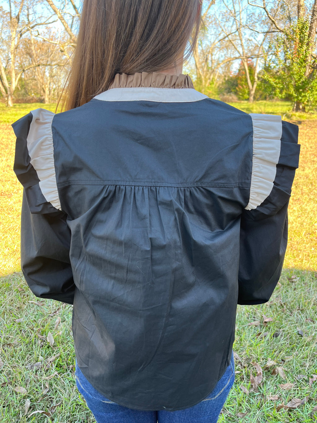 Black Long Sleeve Top