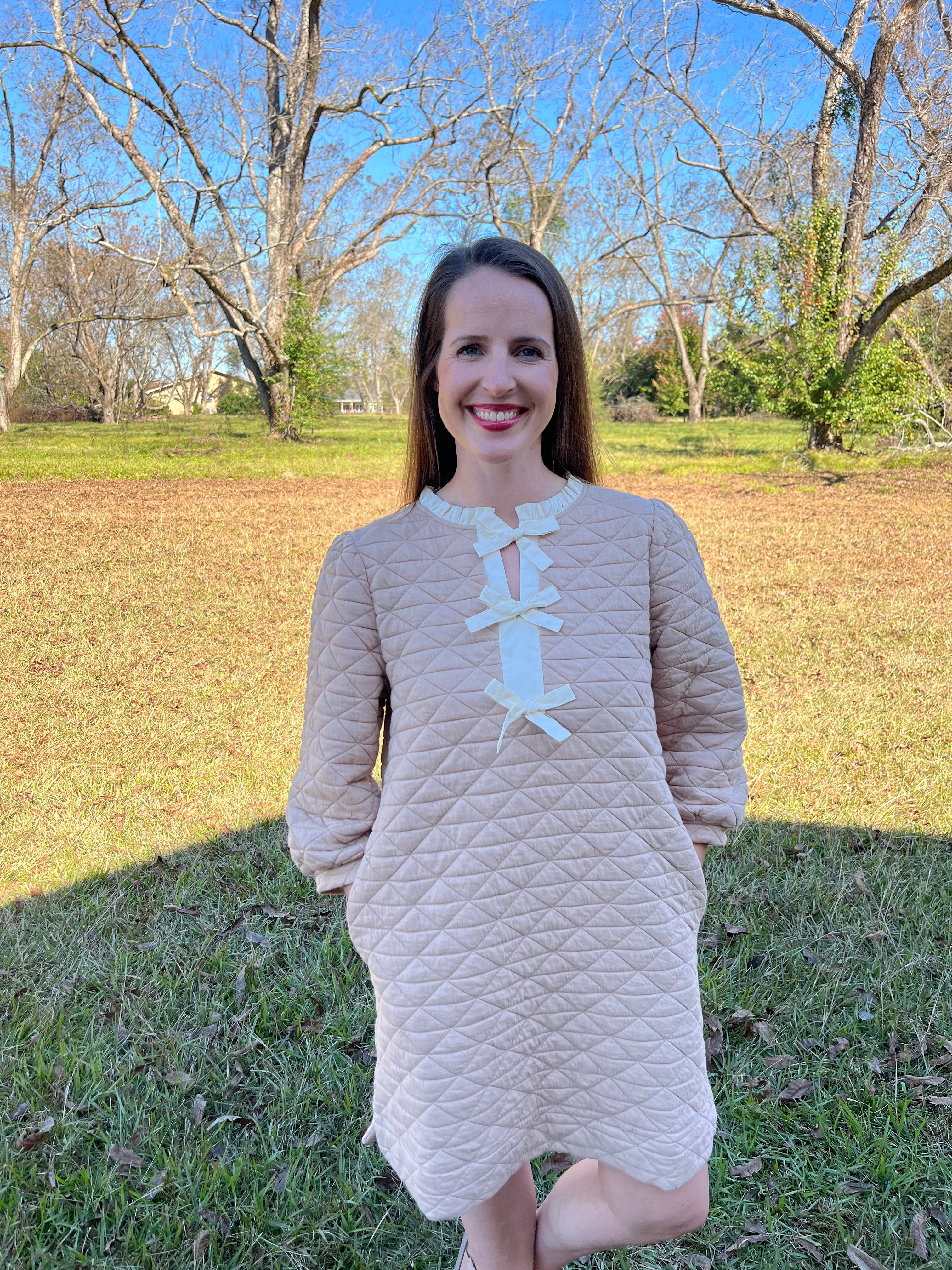 Taupe Sweater Dress