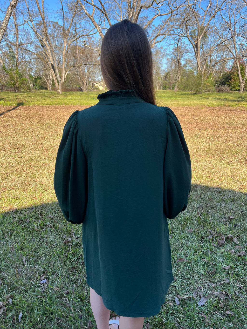 Hunter Green Dress