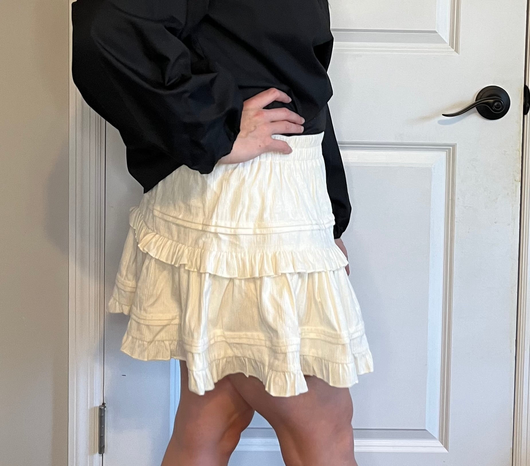 Cream Skirt