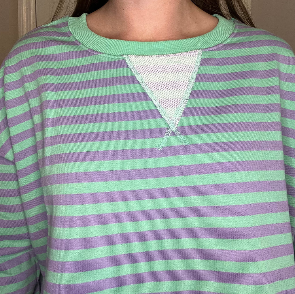 Cropped Stripped Sweater