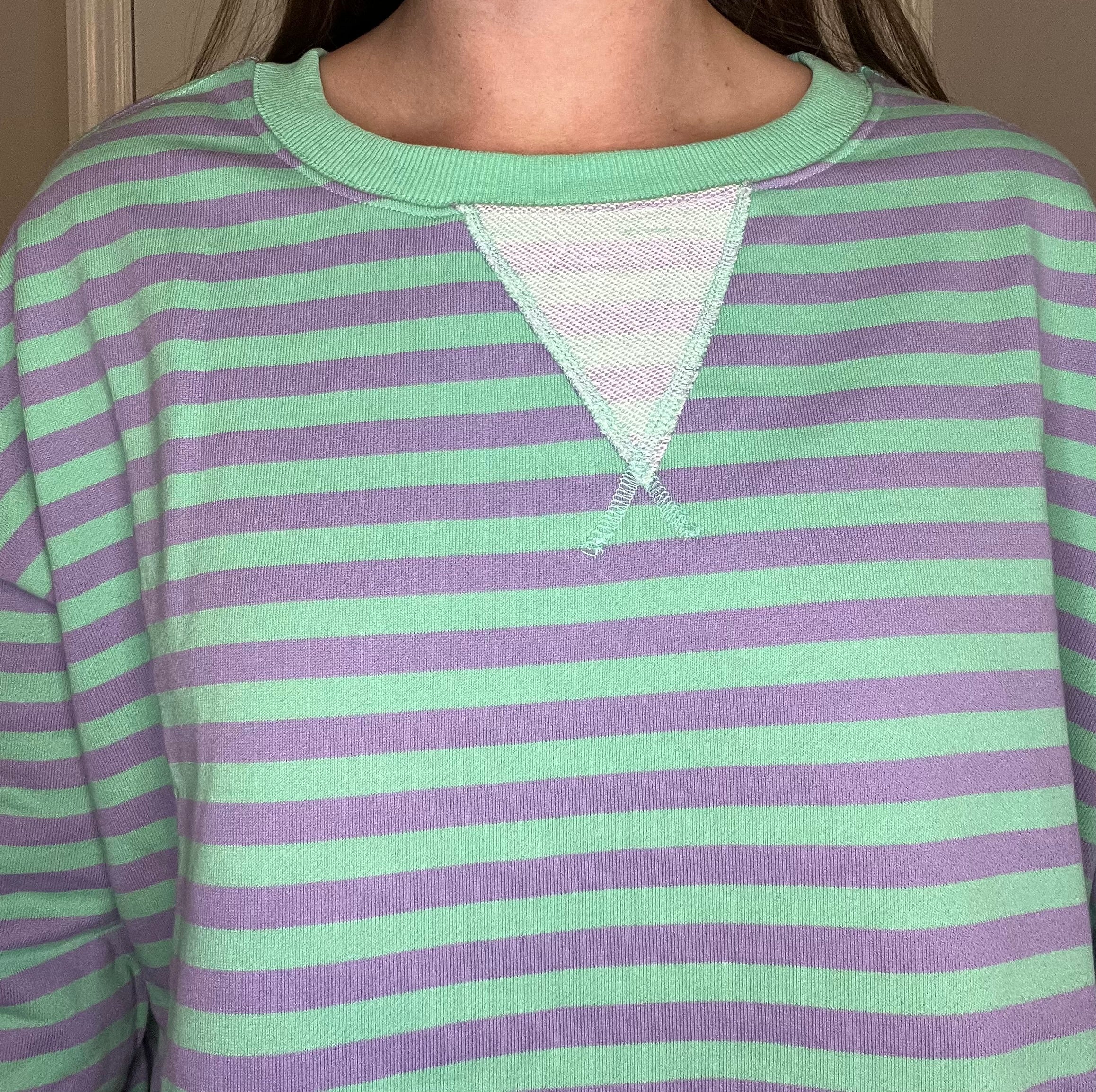 Cropped Stripped Sweater