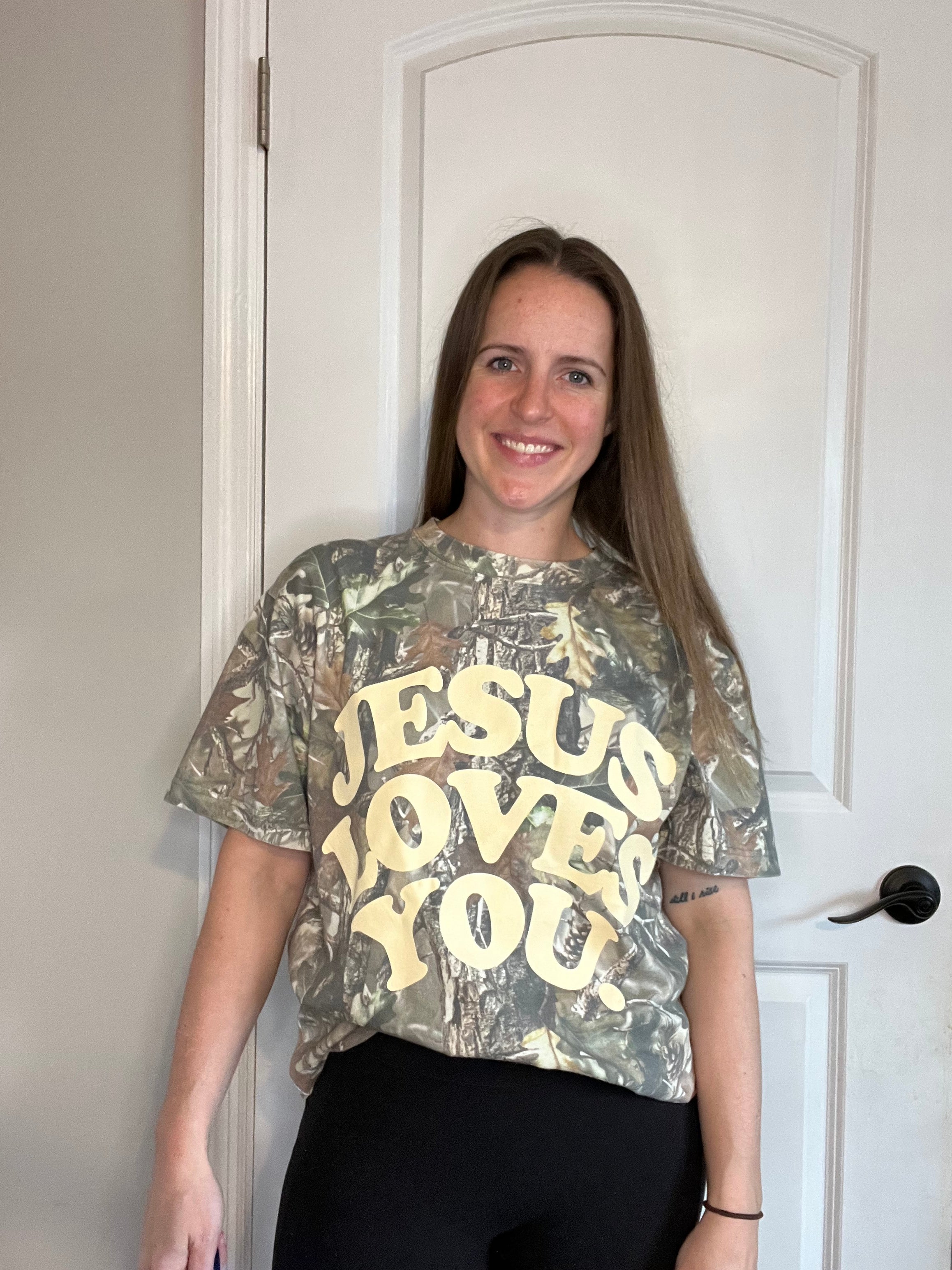 Jesus Love You Camo Shirt