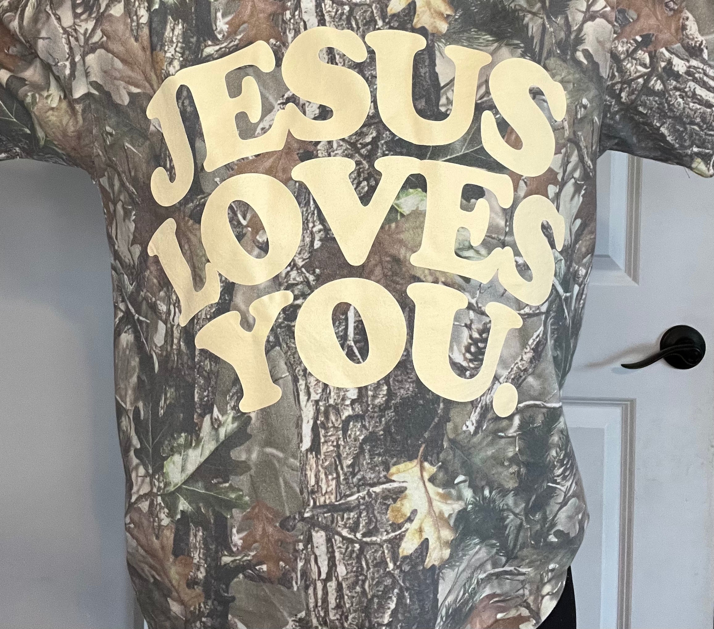 Jesus Love You Camo Shirt