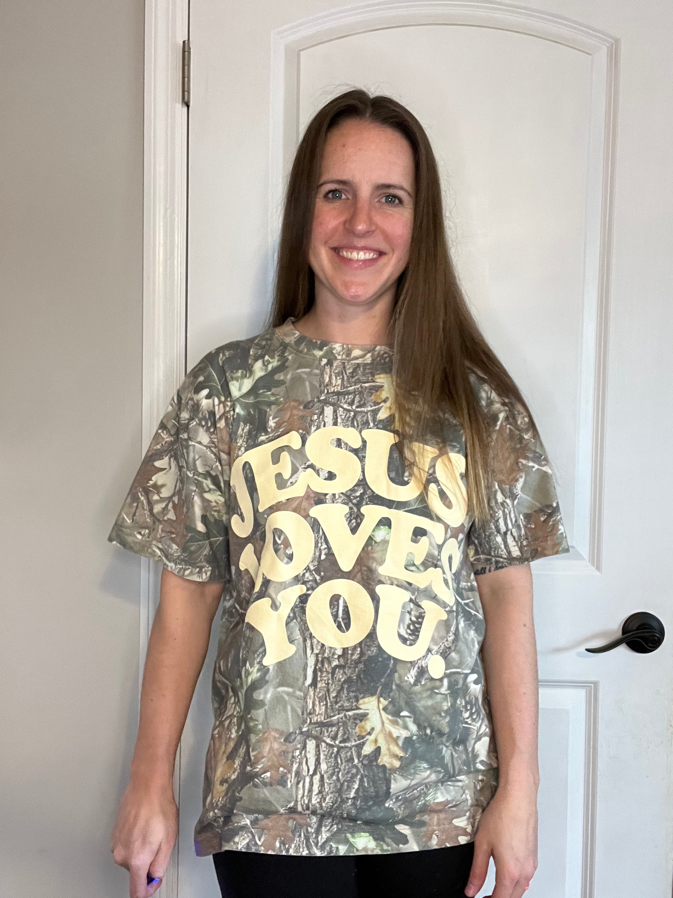 Jesus Love You Camo Shirt