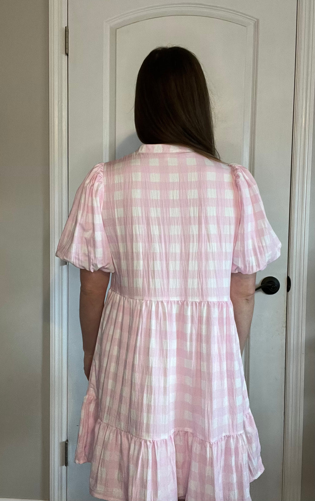 Pink Gingham Dress