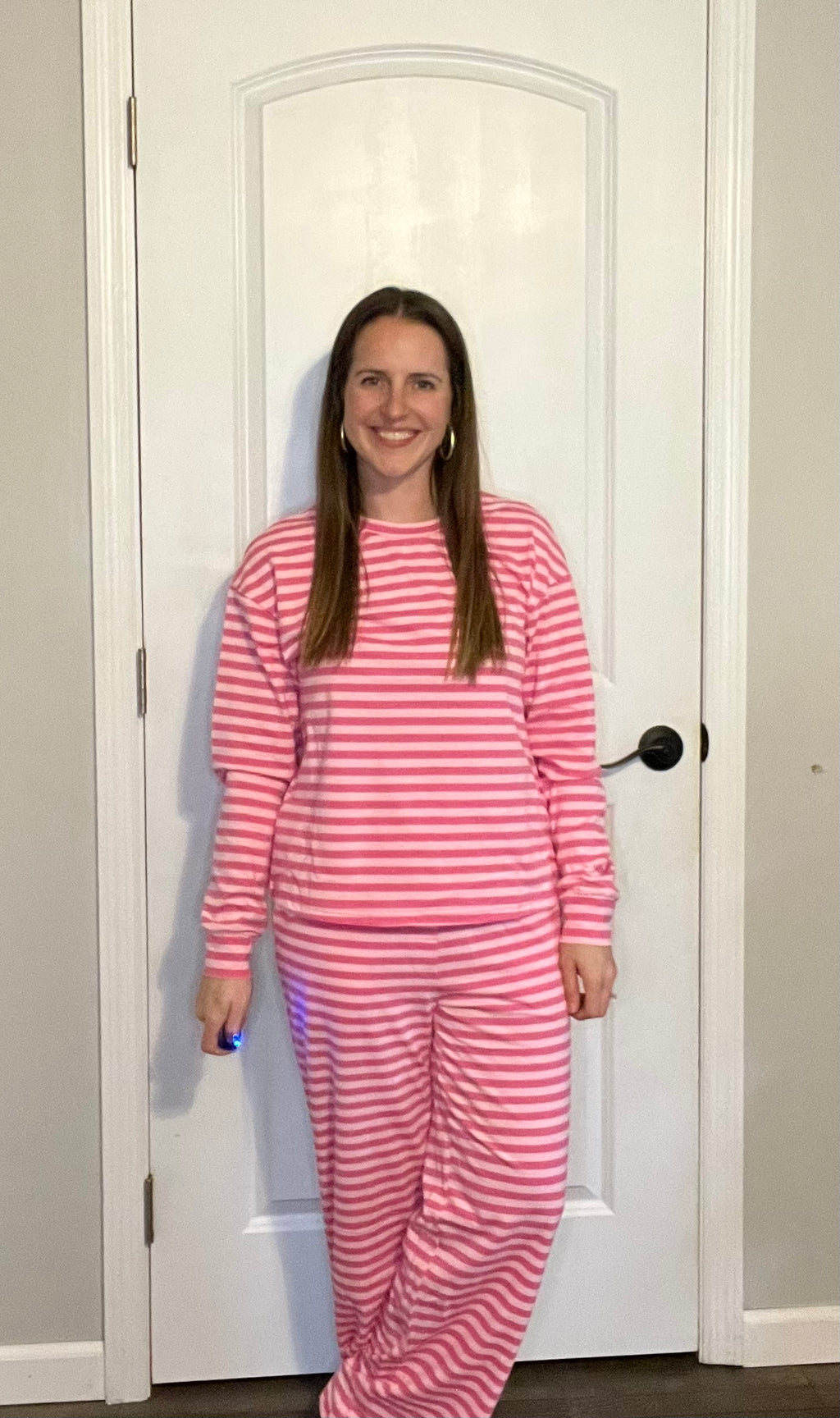 Pink Stripped Set